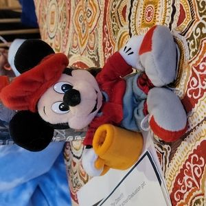 NWT Director micky bean bag stuffy